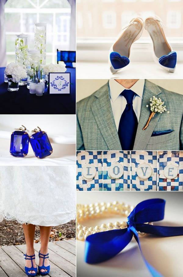 свадьба в синем цвете