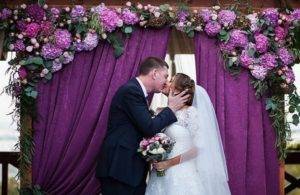 Свадьба в фиолетовом цвете 1