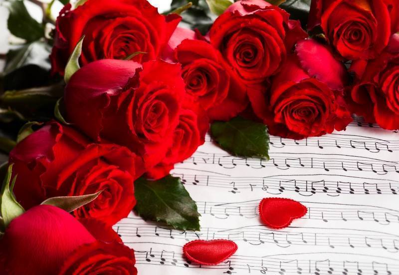 розы и ноты