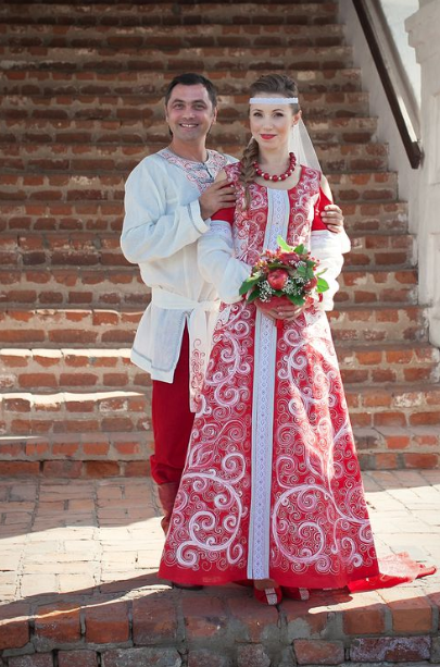 На Руси выбор свадебного платья
