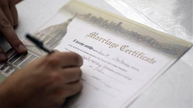 Сертификат о браке