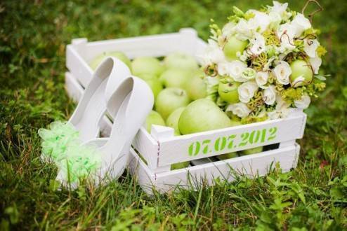 Идеи для свадьбы в зеленом цвете