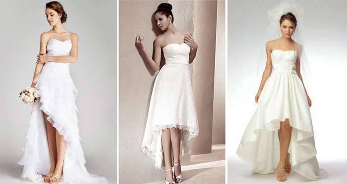 Фасон платья для невысоких невест