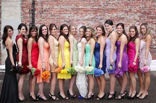 яркие цвета на свадьбу