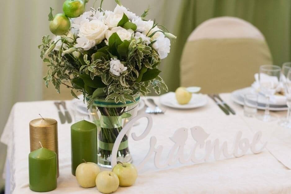Свадьба в зеленом цвете оформление фото