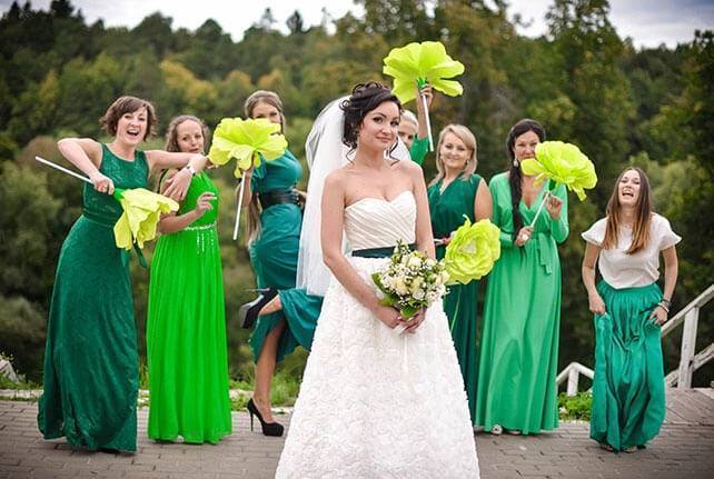 Невеста с зеленым поясом