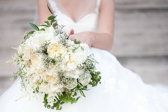 Букет невесты из хризантем фото
