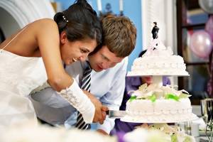 Надпись на свадебный торт